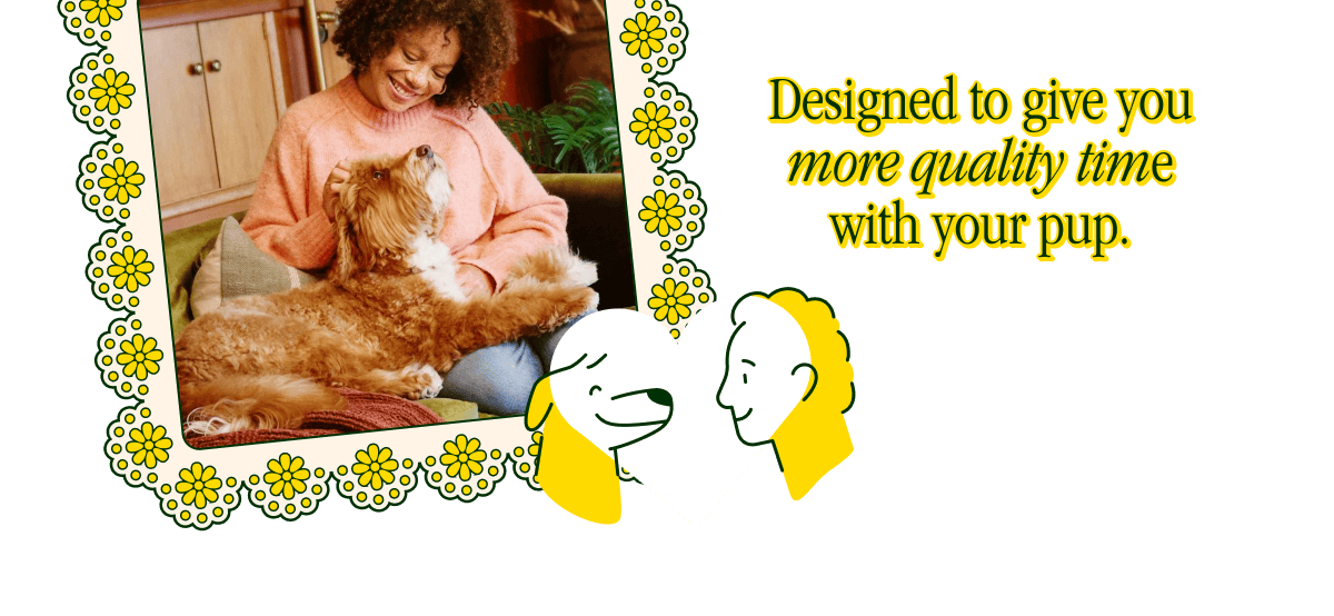 Dog with parent