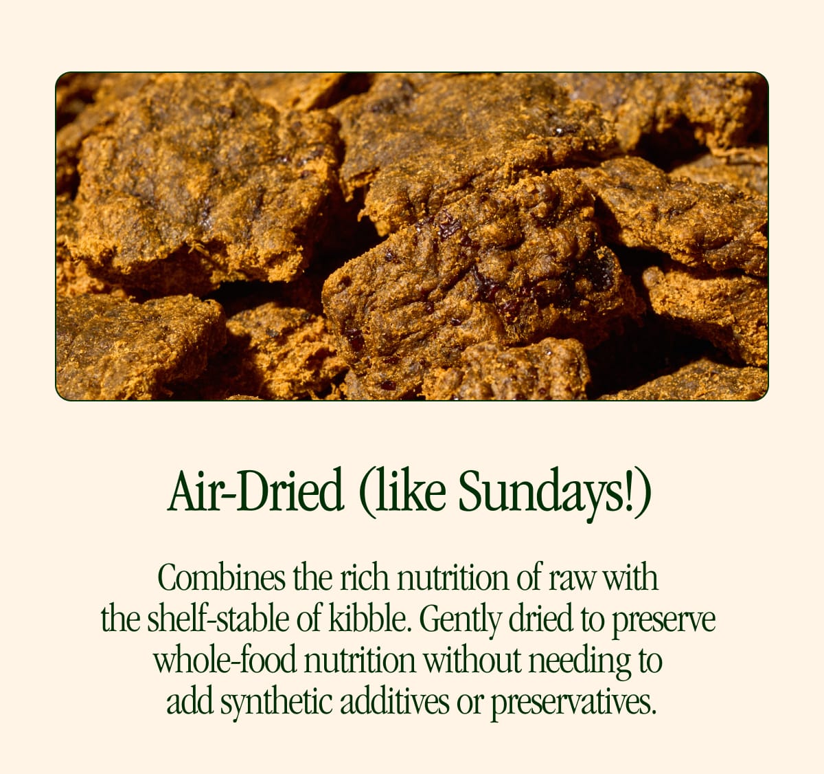 Air-Dried (like Sundays!)