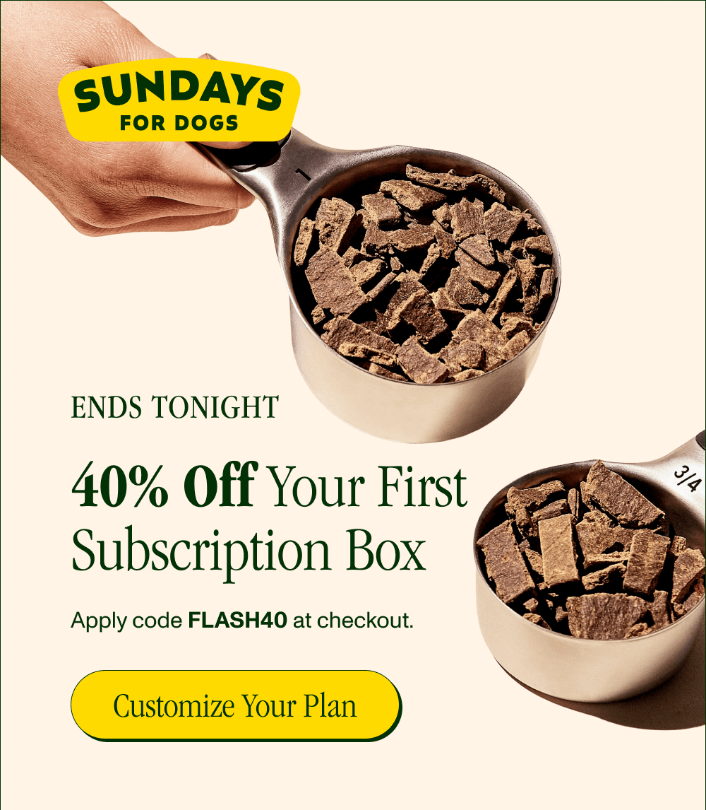 ENDS TONIGHT   40% Off Your First Subscription Box   Apply code FLASH40 at checkout. [Customize Your Plan]