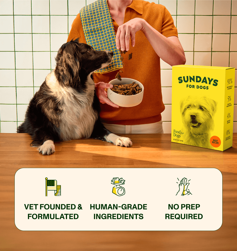 Vet founded & formulated  100% meat & superfoods No prep required 