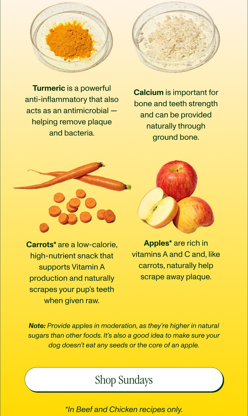 Turmeric is a powerful anti-inflammatory that also acts as an antimicrobial — helping remove plaq...
