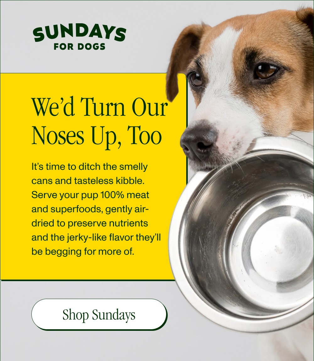 We’d Turn Our Noses Up, Too It’s time to ditch the smelly cans and tasteless kibble. Serve your p...