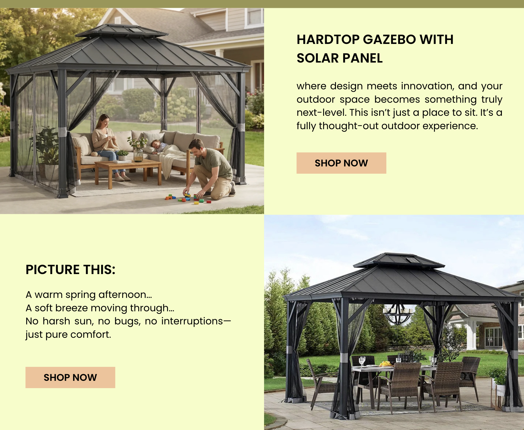 solar gazebo