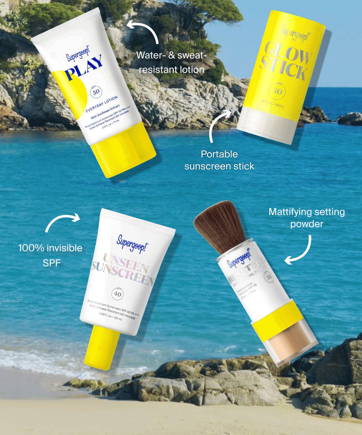 Packing for summer vacay? Don't forget the sunscreen!
