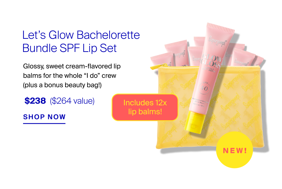 Shop Let's Glow Bachelorette Bundle SPF Set
