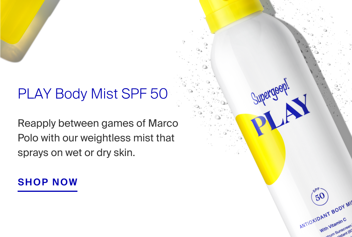 Shop PLAY Antioxidant Body Mist SPF 50