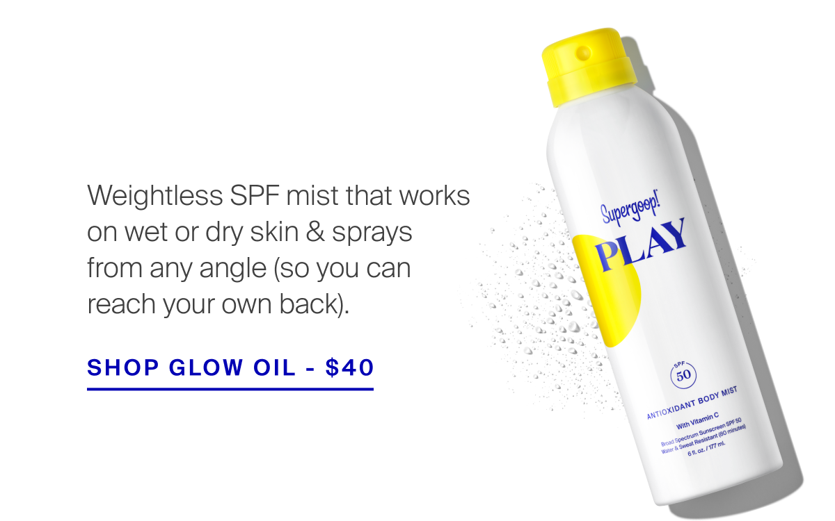 Shop PLAY Antioxidant Body Mist SPF 50