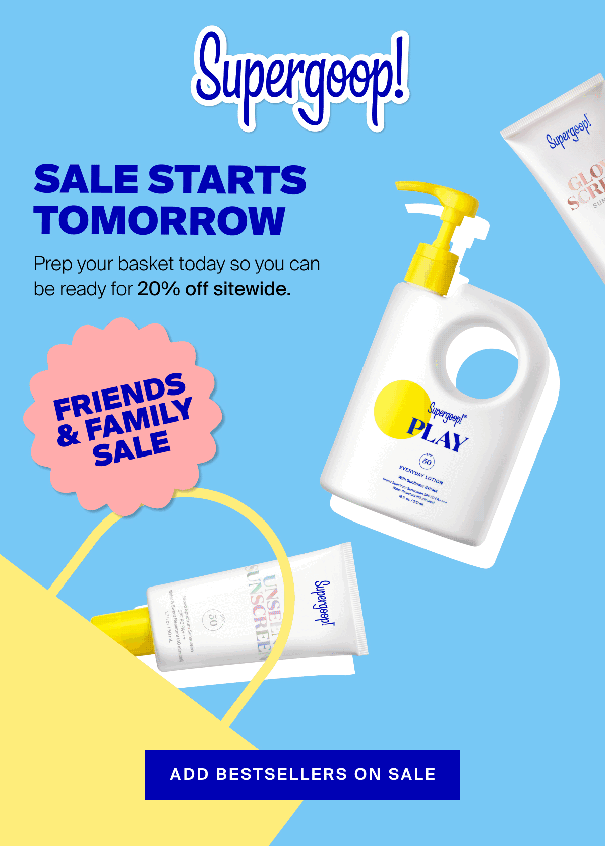 Sale coming soon: 20% off Sitewide