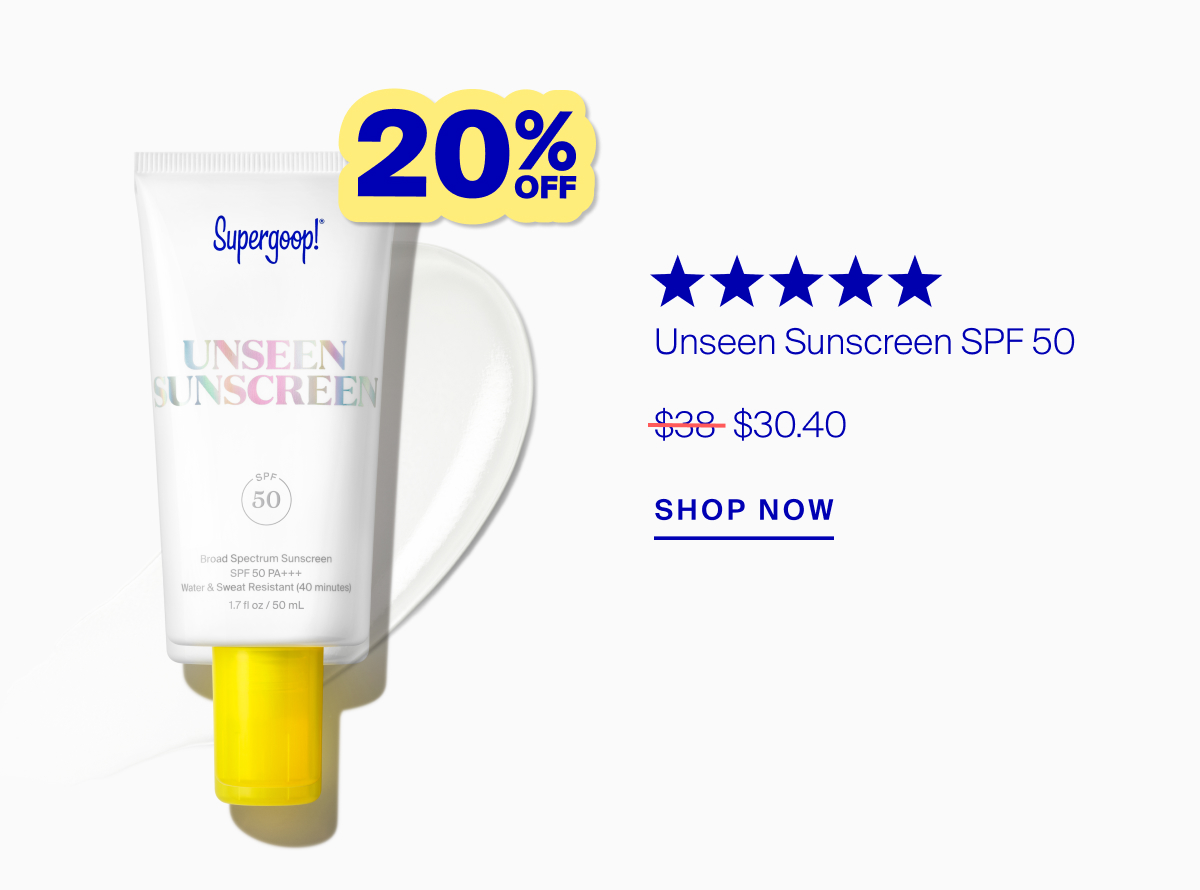 Shop Unseen Sunscreen SPF 50
