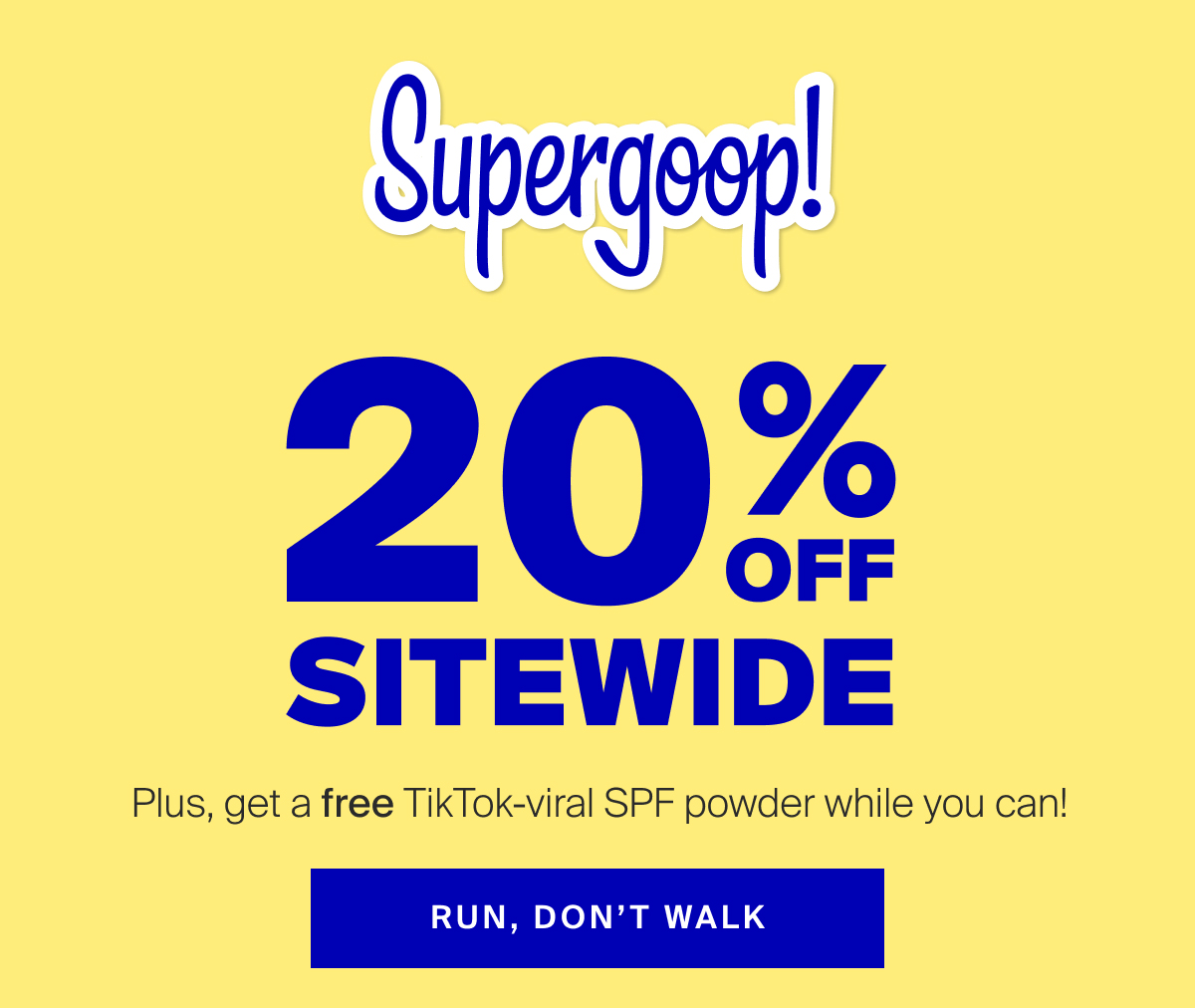 Shop all sunscreen 20% off