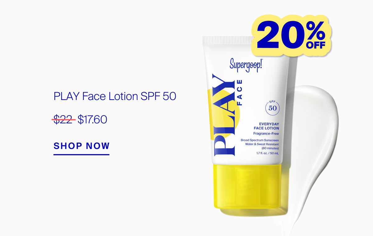 Shop PLAY Face Lotion SPF 50 on sale