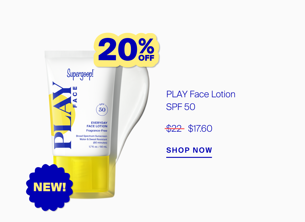 Shop PLAY Face Lotion SPF 50 Shop PLAY Face Lotion SPF 50