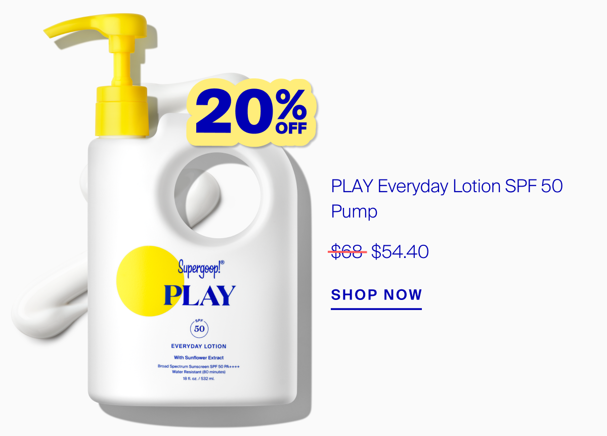 Shop PLAY Everyday Lotion SPF 50 Pump Shop PLAY Everyday Lotion SPF 50 Pump