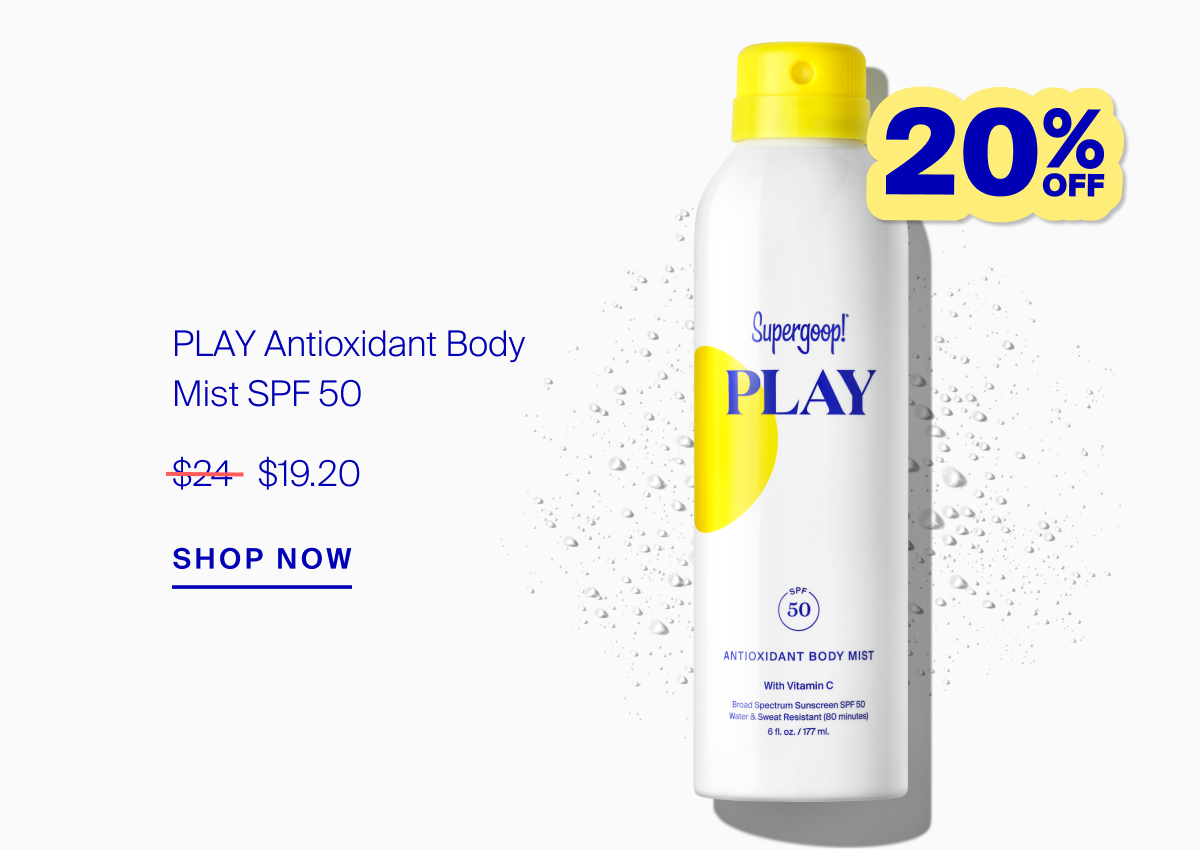 Shop PLAY Antioxidant Body Mist SPF 50 Shop PLAY Antioxidant Body Mist SPF 50