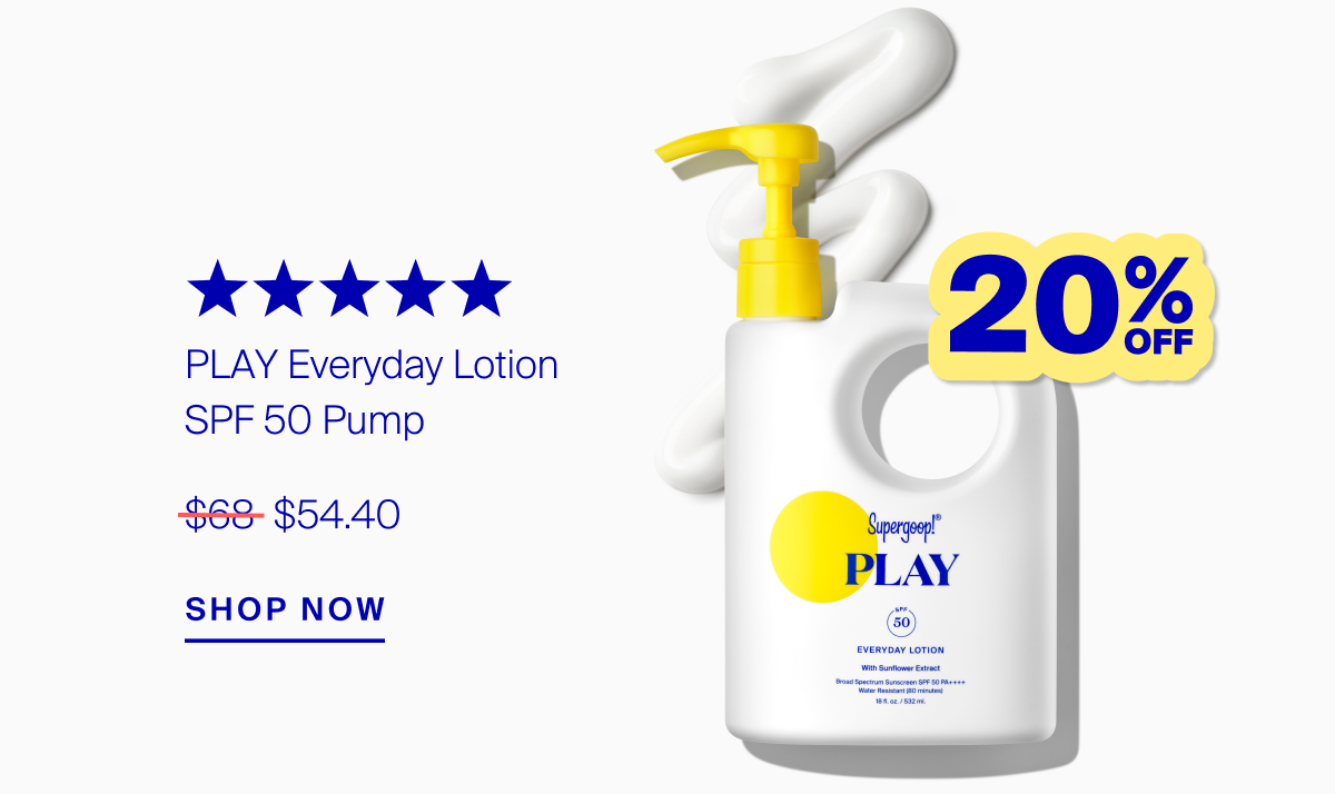 Shop PLAY Everyday Lotion SPF 50 Pump