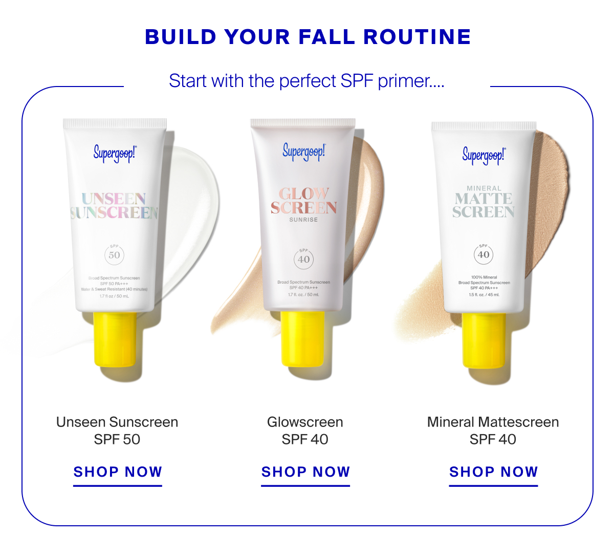 Build Your Fall Routine