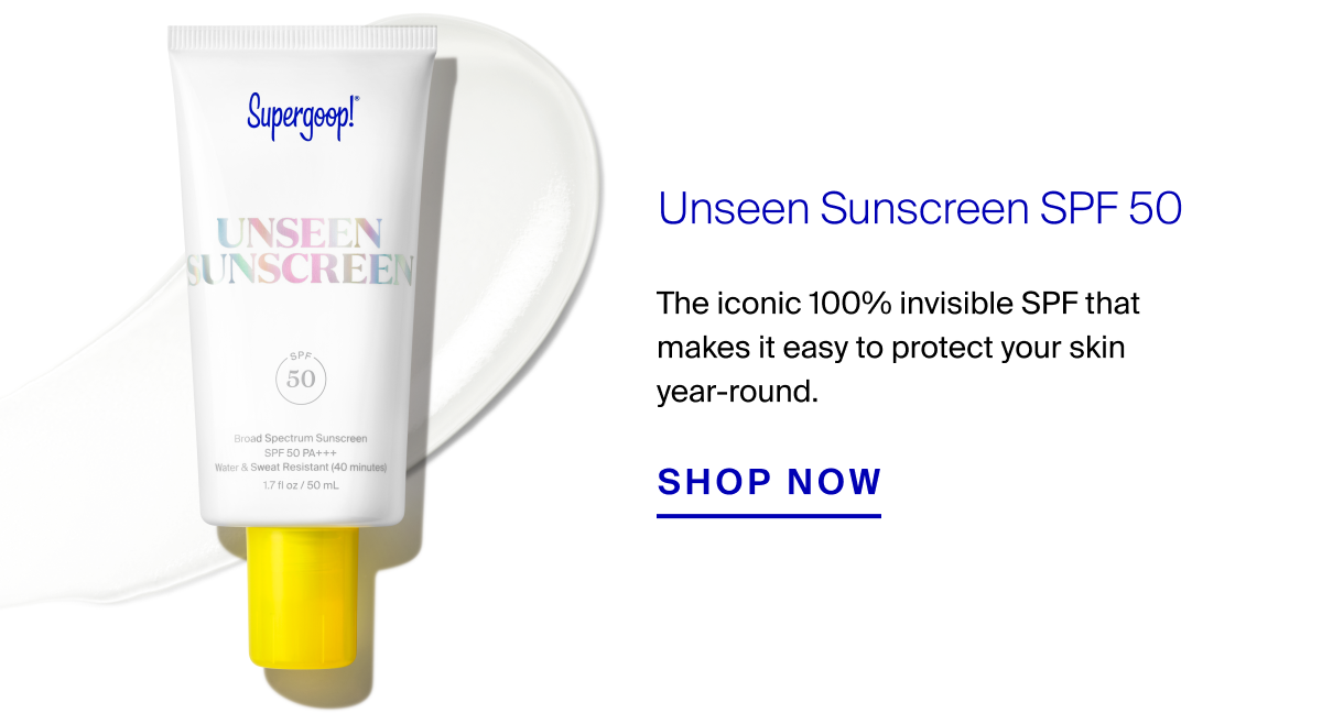 Shop Unseen Sunscreen SPF 50