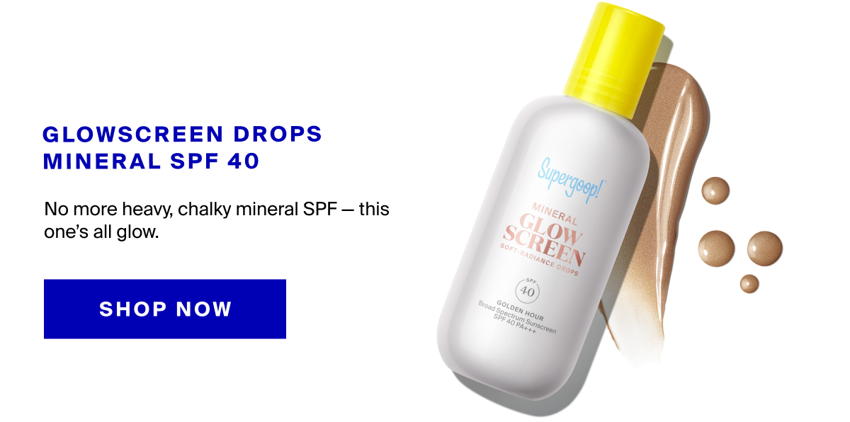 Glowscreen Drops Mineral SPF 40