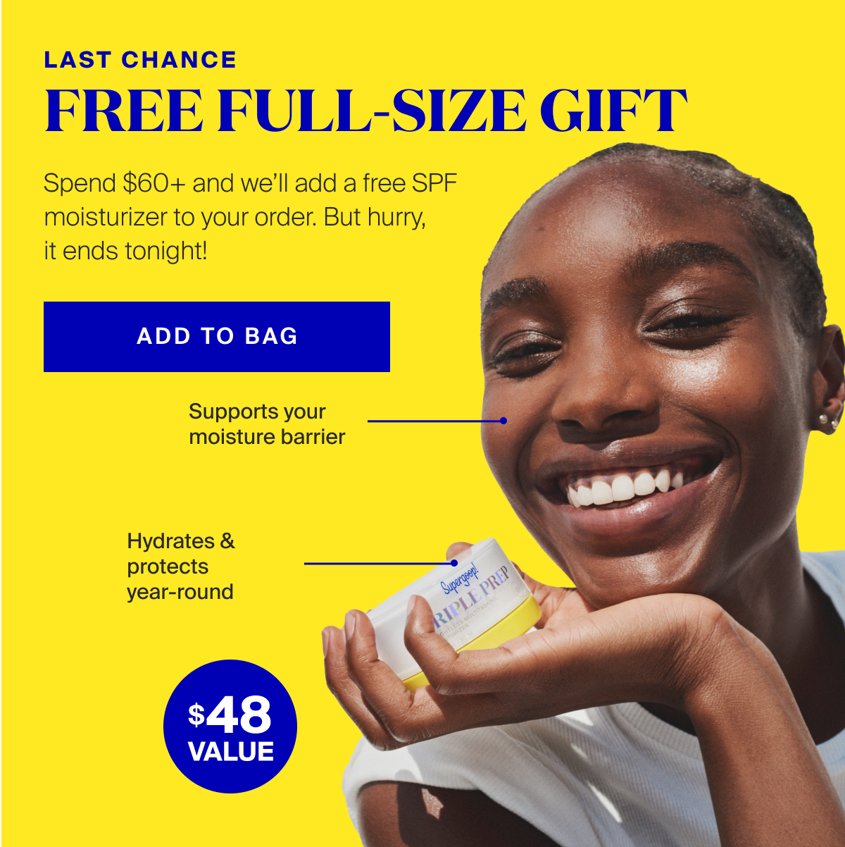 Last Chance For A Full-Size Gift Last Chance For A Full-Size Gift