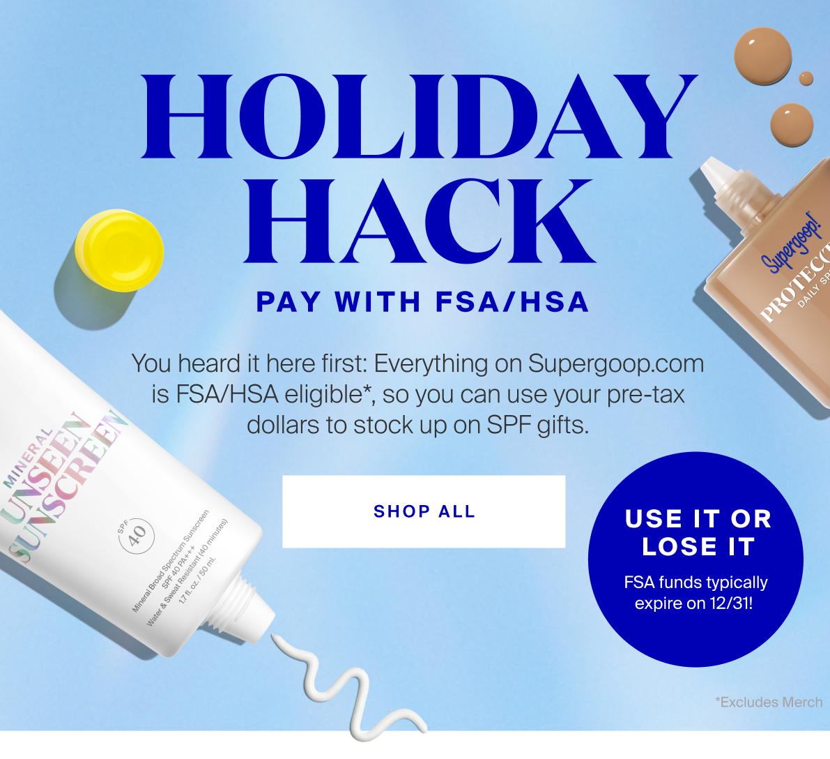 Shop All With HSA/FSA Dollars