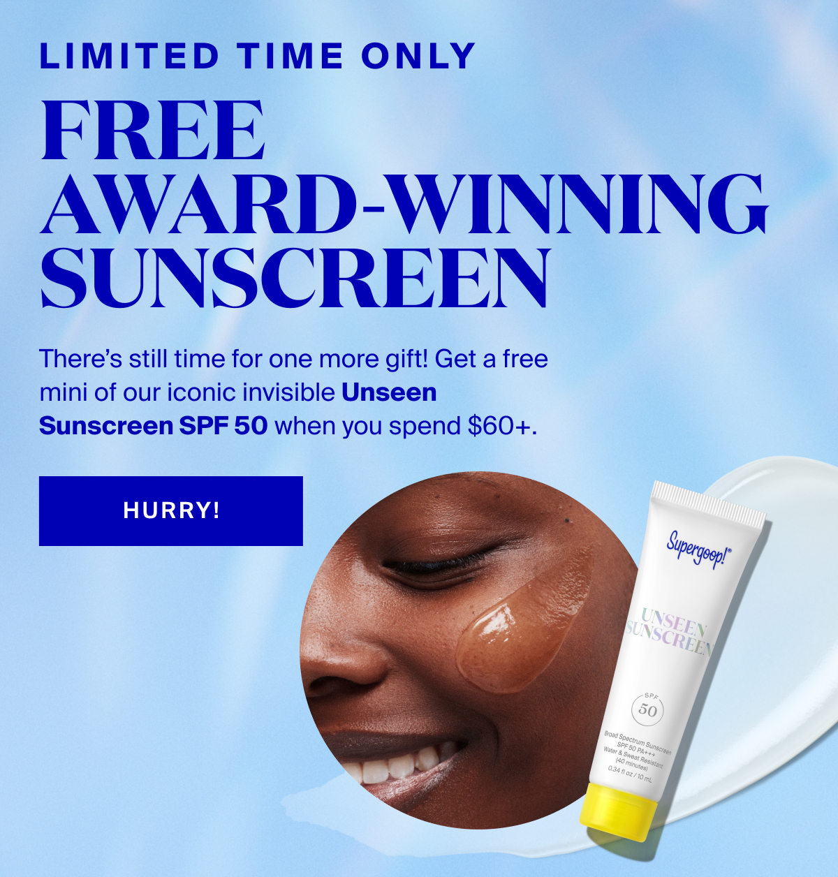Free Award-Winning Sunscreen