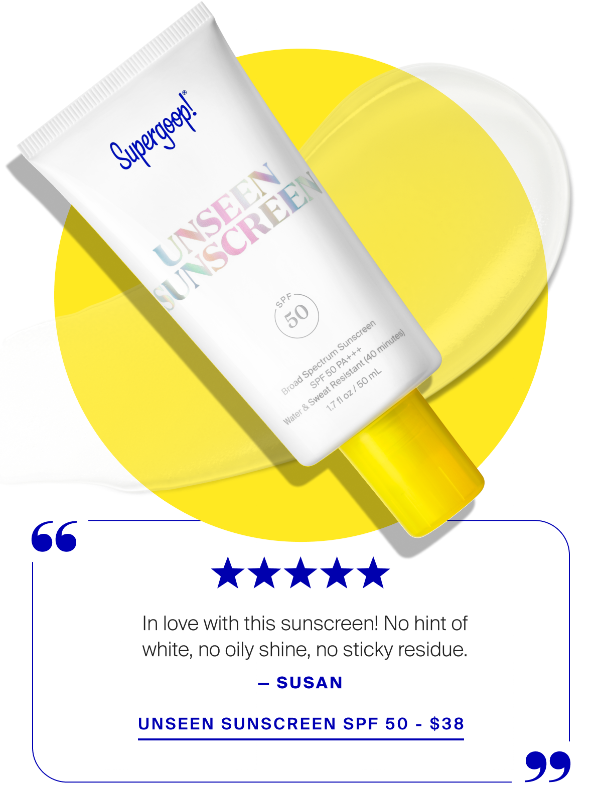Shop Unseen Sunscreen SPF 50