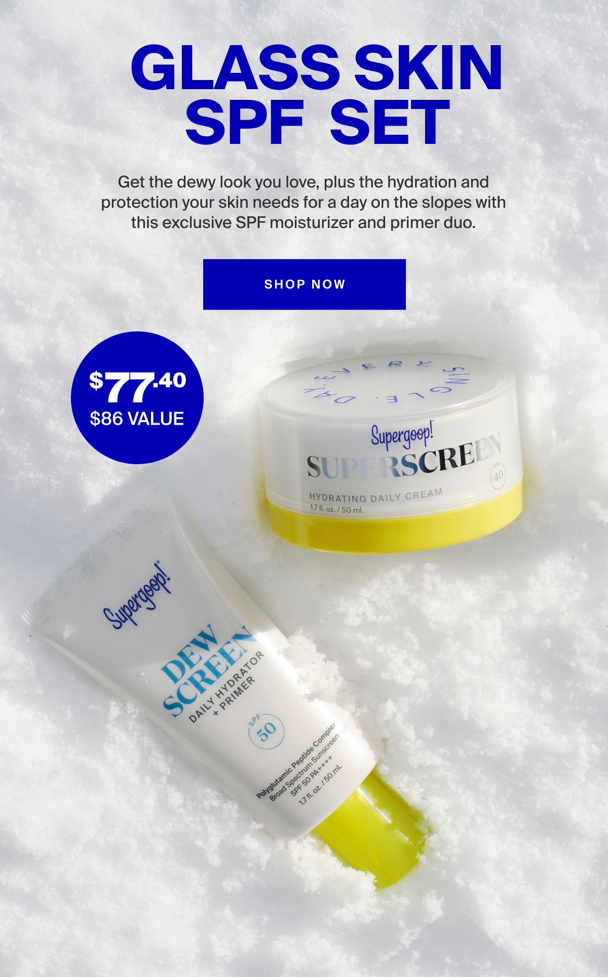 Shop Glass Skin SPF Set
