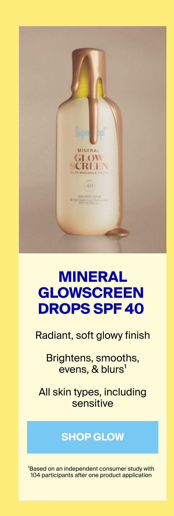 Shop Mineral Glowscreen Drops SPF 40