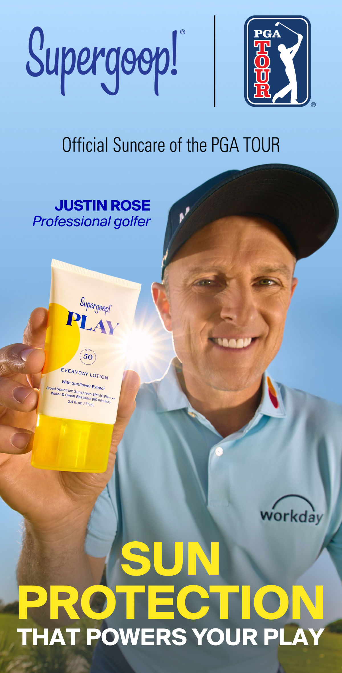 Official Suncare of the PGA TOUR