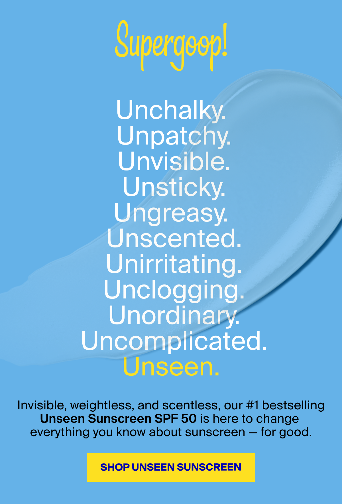 Shop Unseen Sunscreen