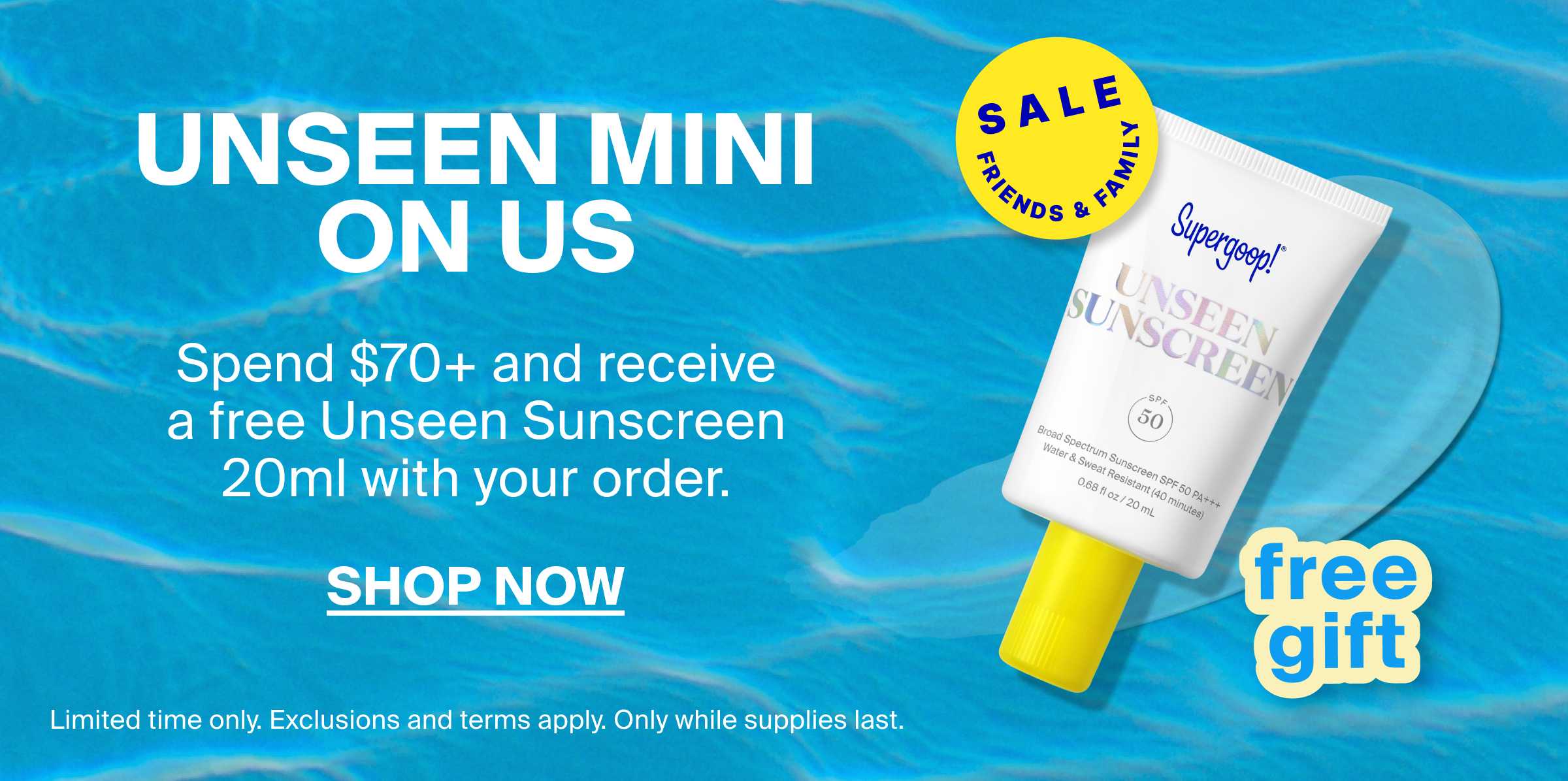 Free Unseen Sunscreen