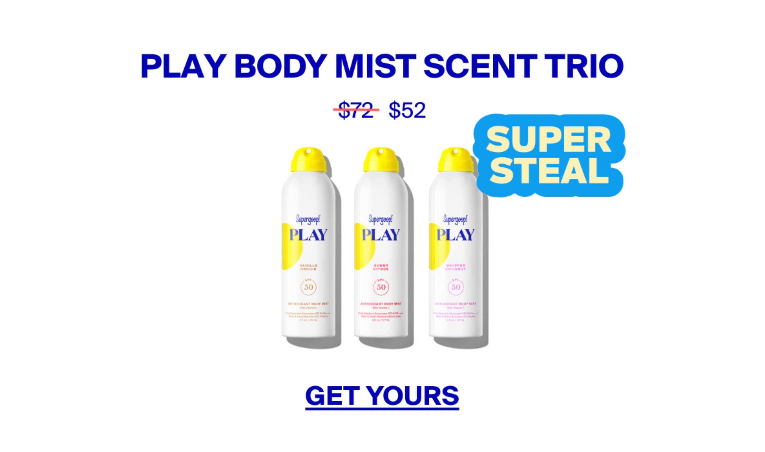 PLAY Body Mist Scent Trio PLAY Body Mist Scent Trio