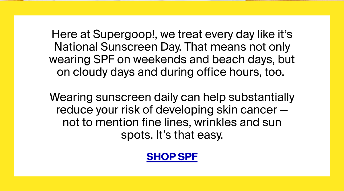 Happy National Sunscreen Day