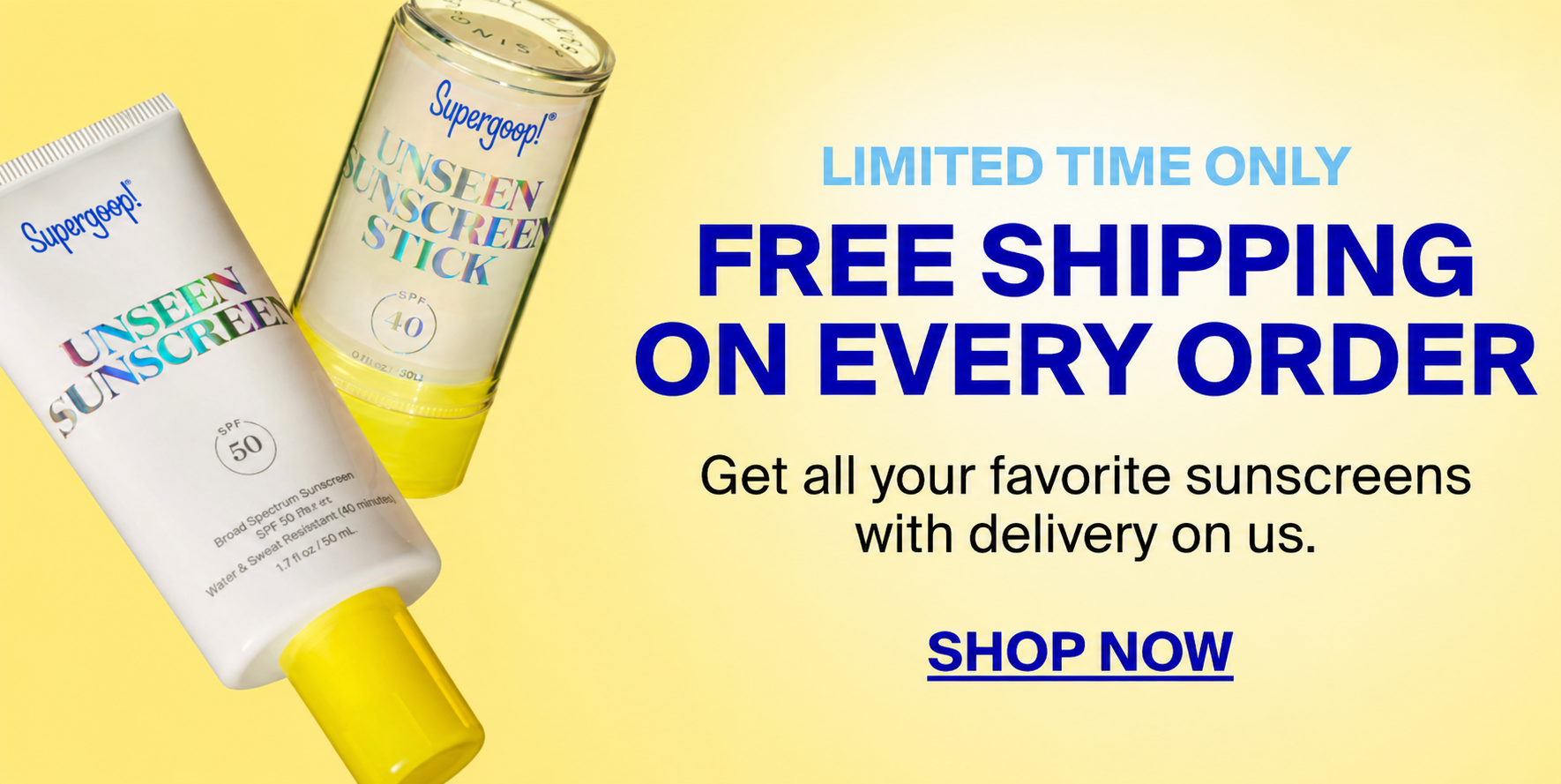 Free Shipping - Limited Time Only