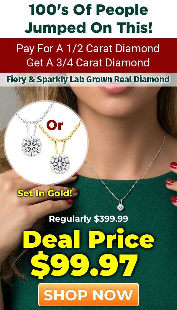 Fiery, Sparkly Lab-Grown Real Diamond