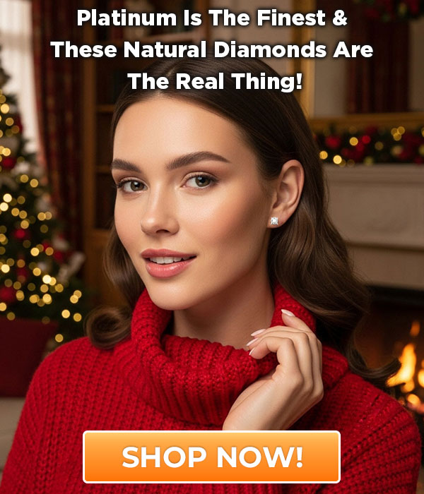 Platinum Is The Finest & These Natural Diamonds Are The Real Thing!