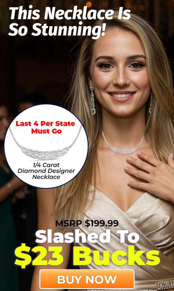 Blowing Out This Fabulous Diamond Omega Necklace
