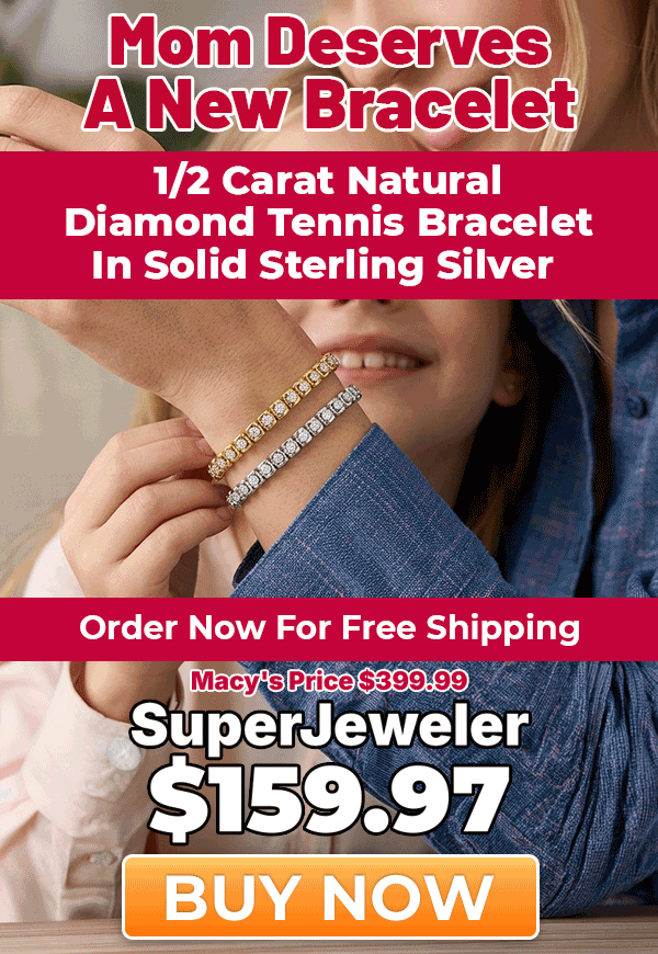 Mom Deserves A New Natural Diamond Bracelet