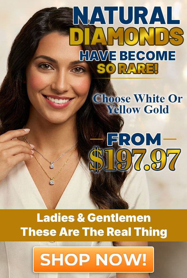 Natural Diamond Necklaces In Gold