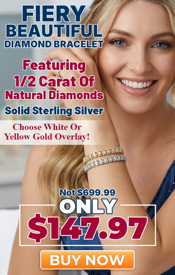 Incredible Deal On A Fine Natural Diamond Tennis Bracelets