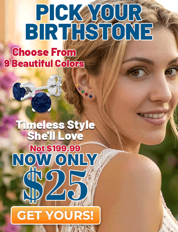 A Pop Of Color For $25 BUCKS. 13 Gemstones To Pick From  