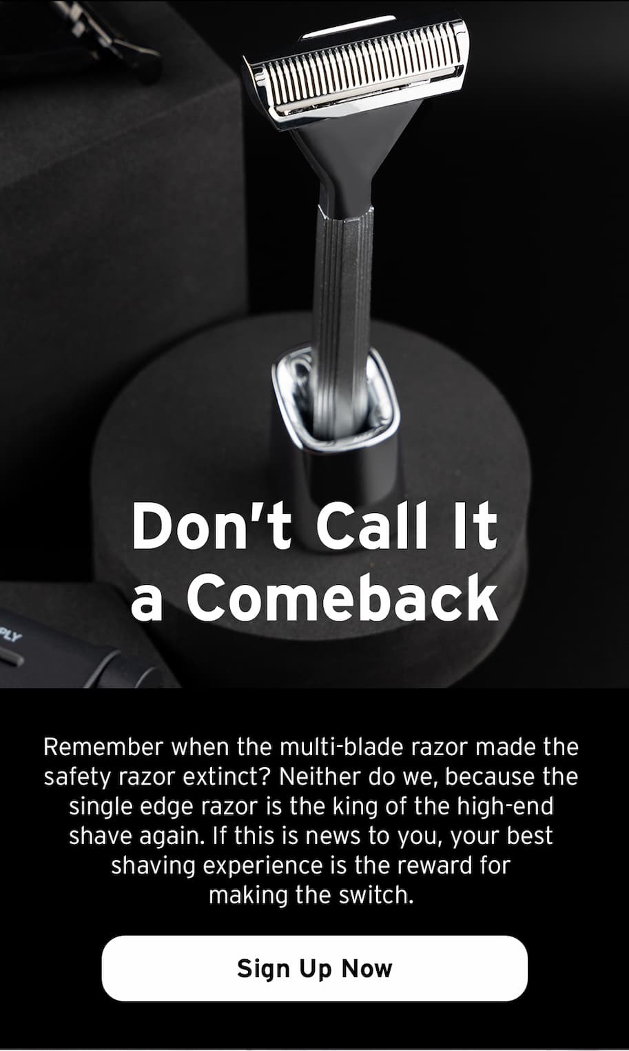 Don't call it a comeback