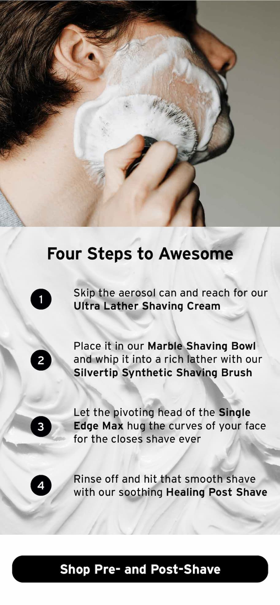 Four steps to awesome