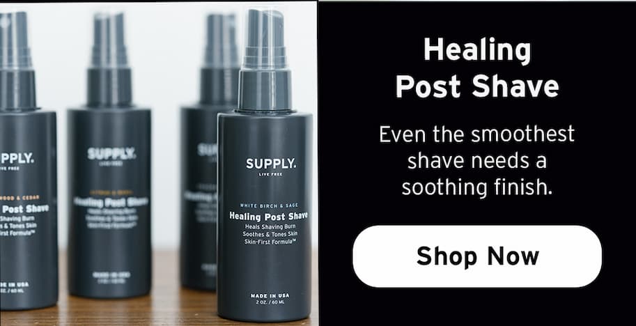 Healing post shave