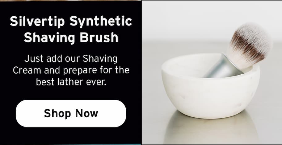 Silvertip synthetic shaving brush