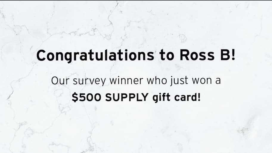 Congrats to ross B
