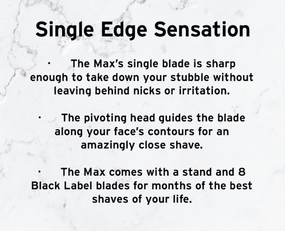 Single edge sensation