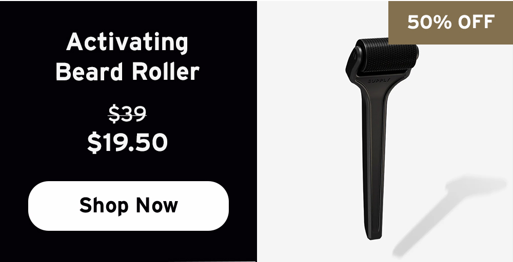 Activating beard roller