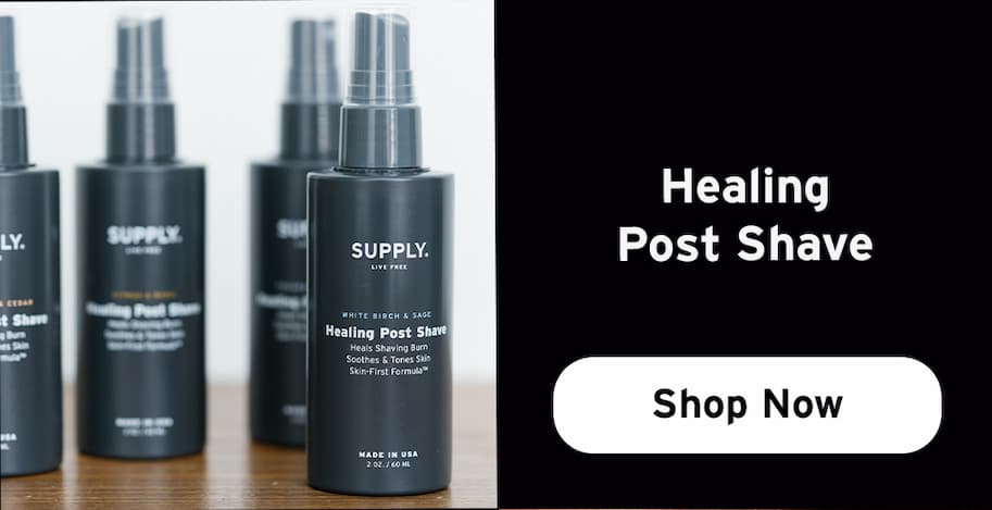 Healing post shave