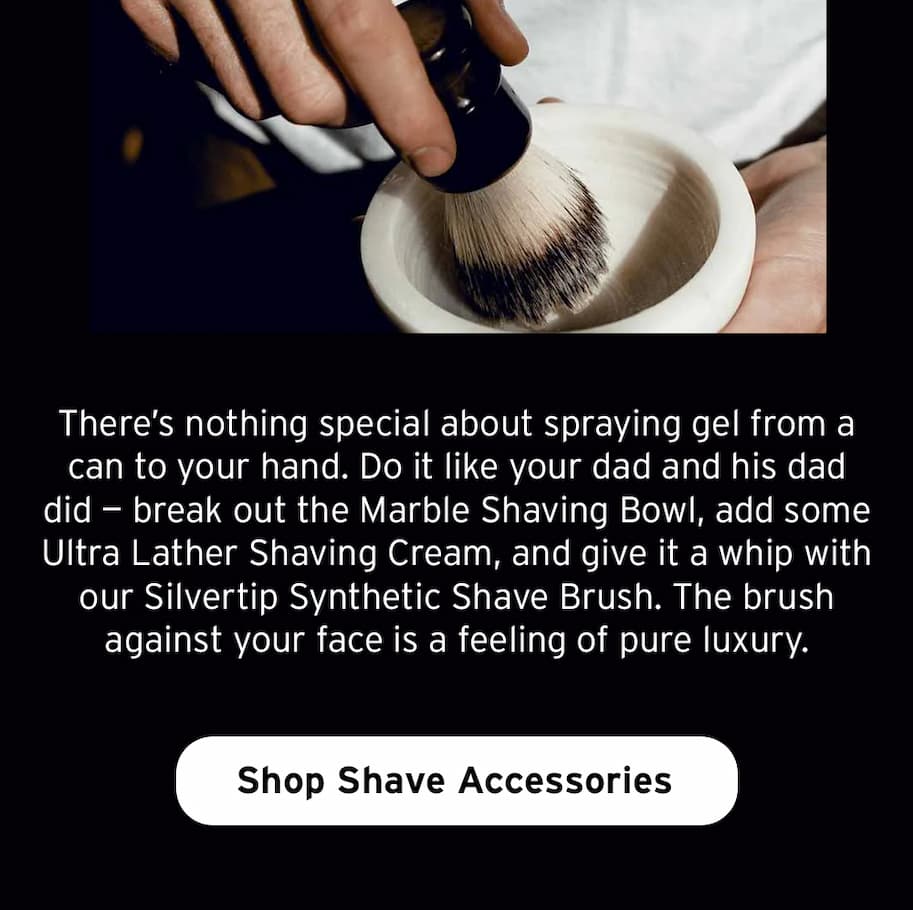 Shop shave accessories